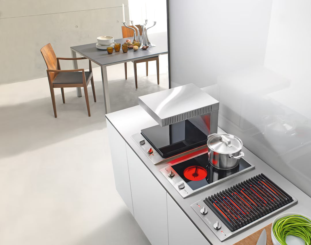 Plita incorporabila cu grill Miele Gold cu 2 zone CS 1312 BG Oţel inoxidabil