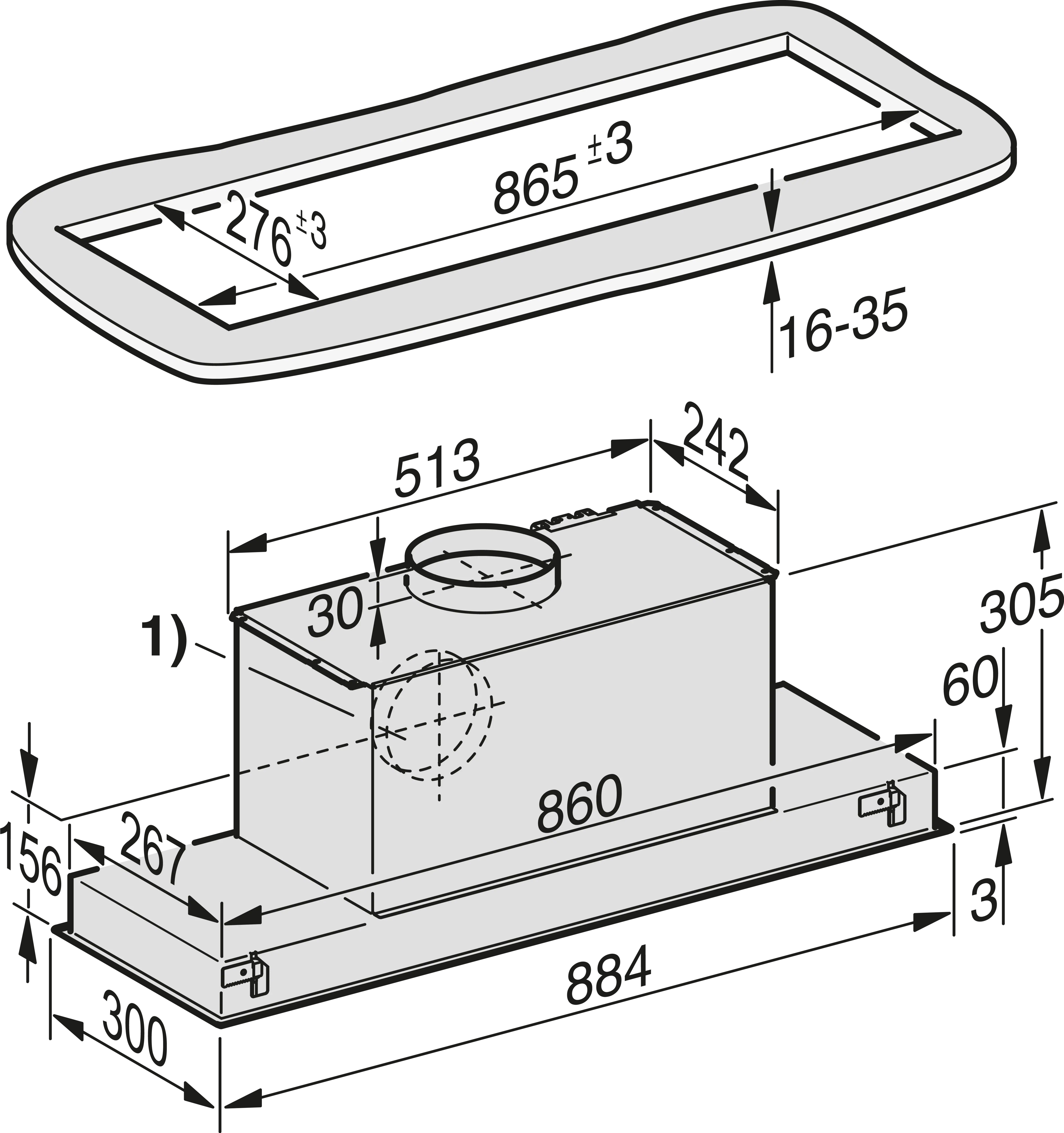 Hota incorporabila Miele Platinum DA 2698 Alb Brilliant
