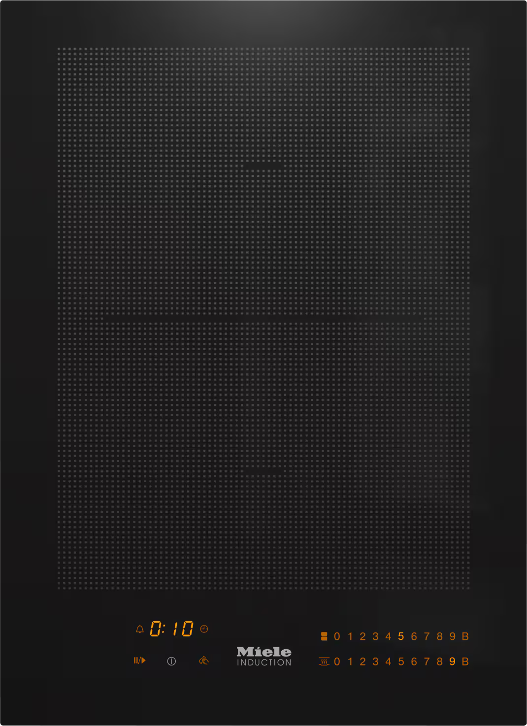 Plita incorporabila pe inductie Miele Platinum cu 2 zone CS 7612 FL Negru