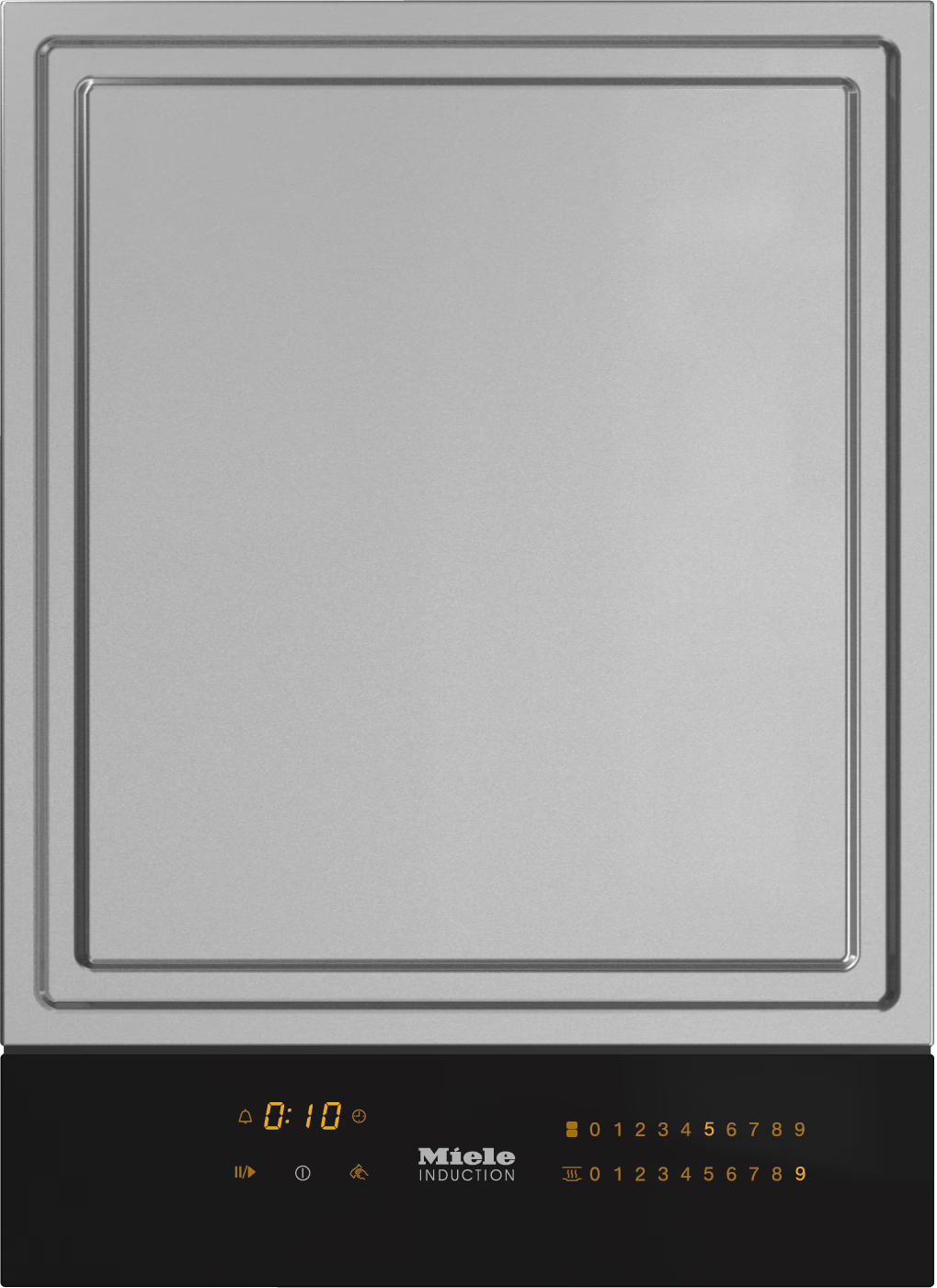 Plita incorporabila Teppan Yaki Miele Platinum cu 2 zone CS 7632 FL Negru