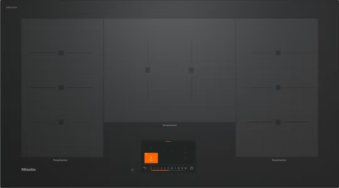 Plita incorporabila pe inductie Miele Diamond cu 5 zone KM 7999 FL