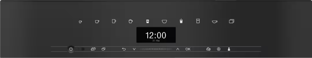 Espressor incorporabil Miele Gold CVA 7440 Negru obsidian mat