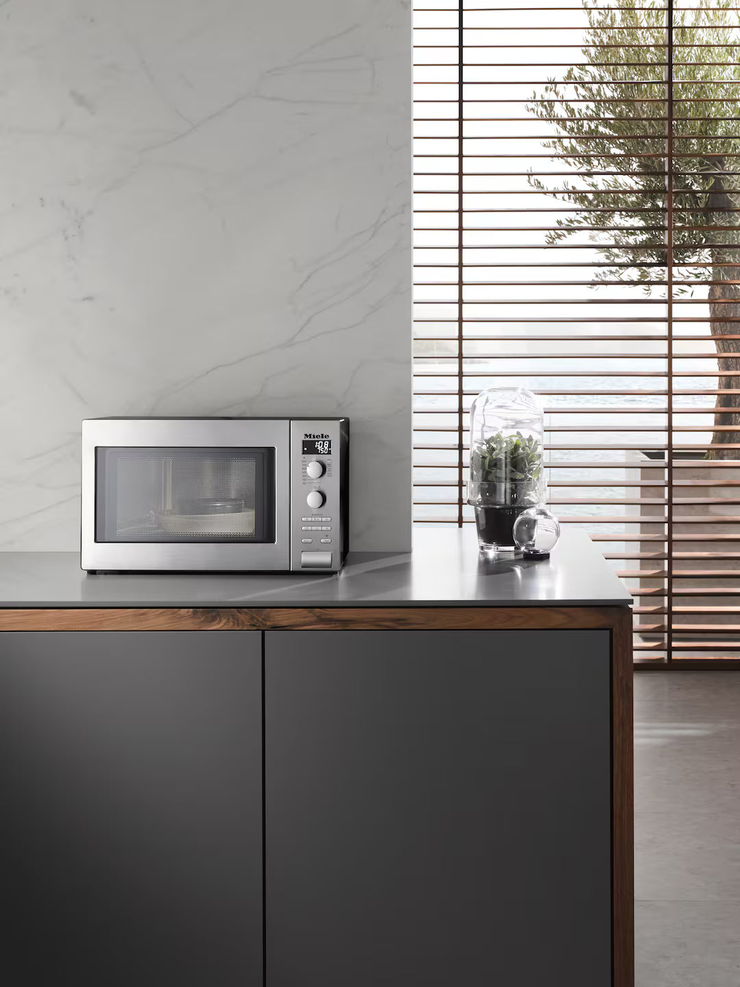 Cuptor cu microunde Miele Silver M 6012 SC Oţel inoxidabil