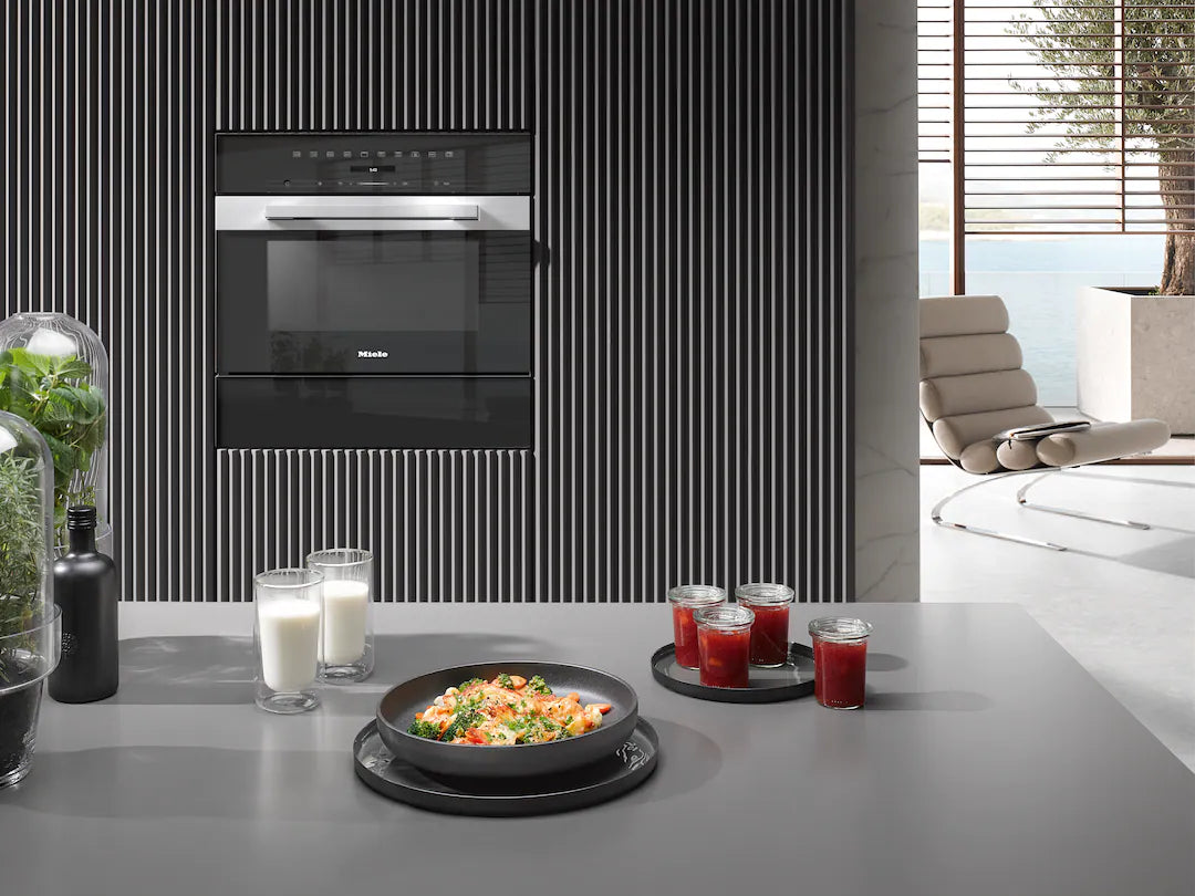Cuptor cu microunde incorporabil Miele Gold M 7244 TC Oţel inoxidabil/Clean Steel