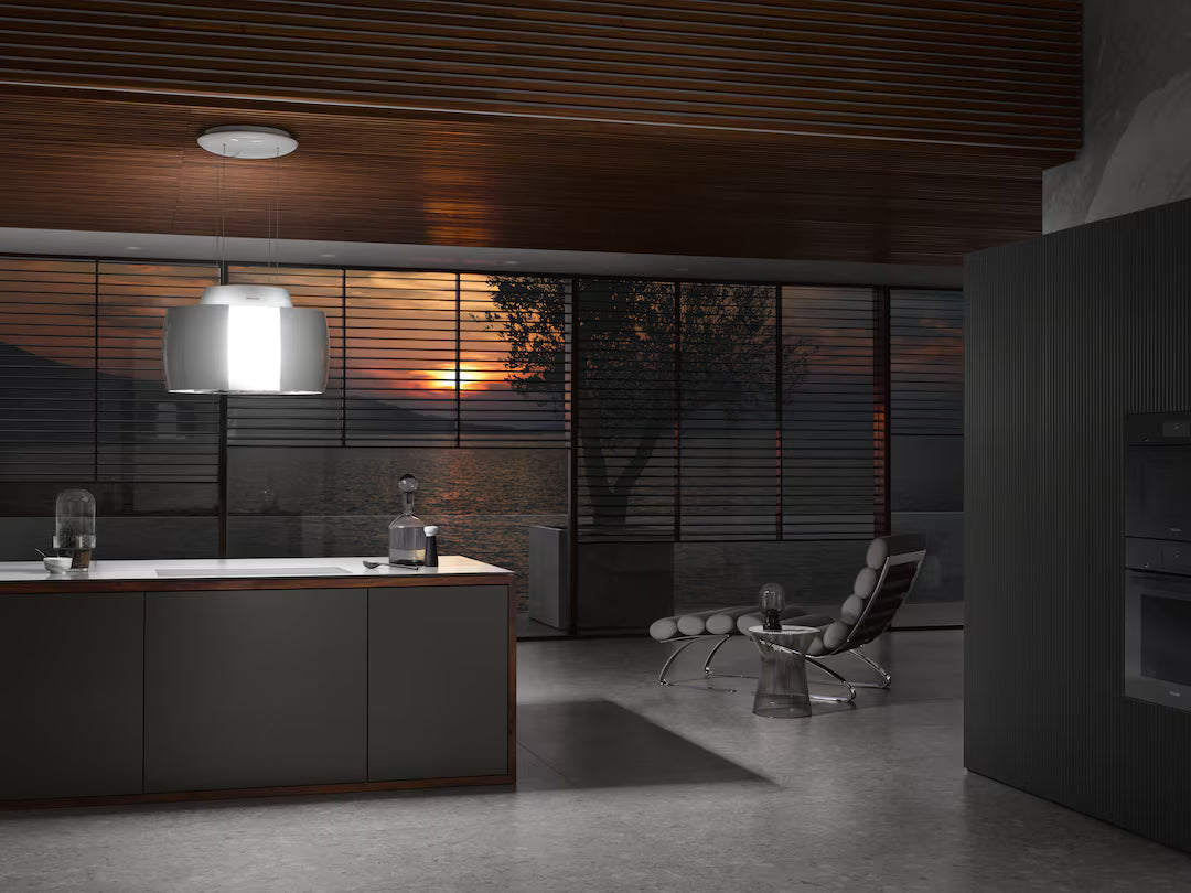Hota de insula Miele Diamond DA 7378 D Aura 4.0 Ambient Alb Brilliant