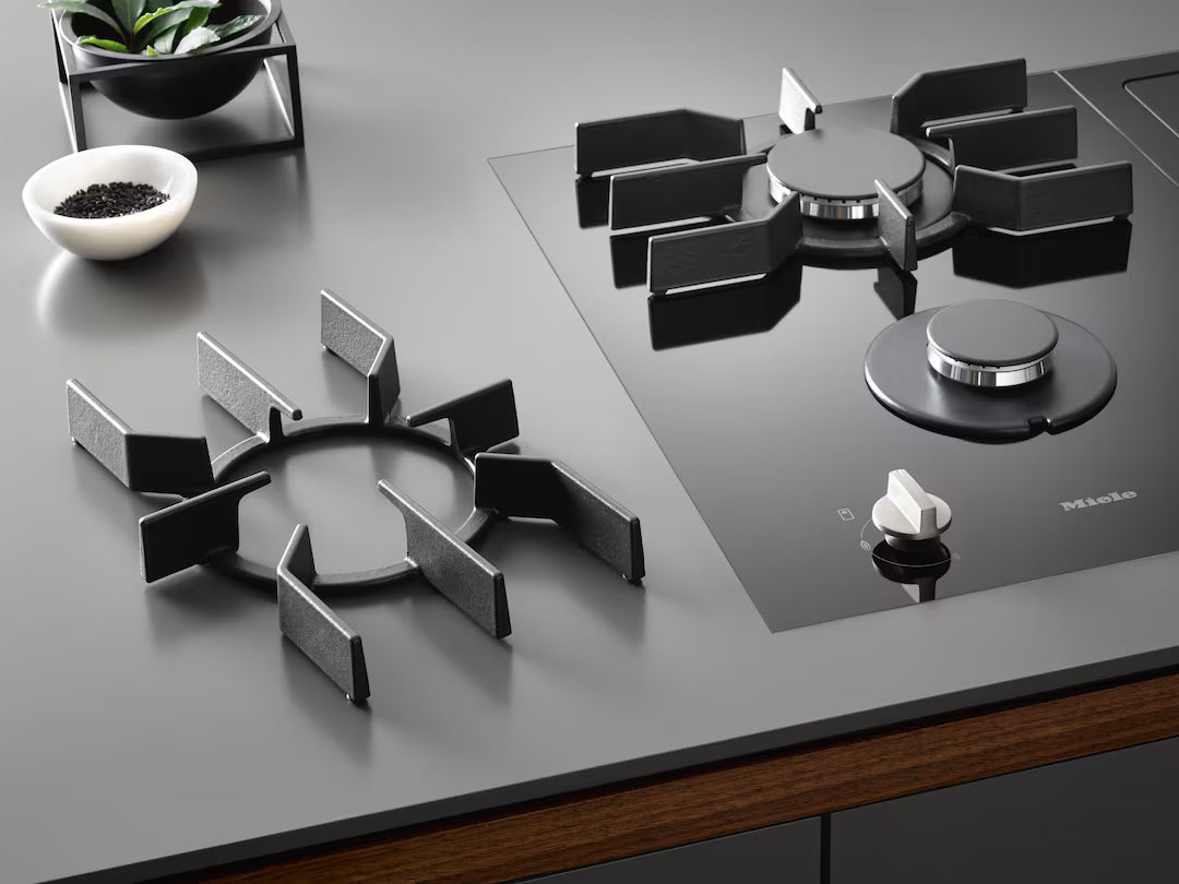 Plita incorporabila pe gaz Miele Platinum cu 2 zone CS 7102-1 FL Negru