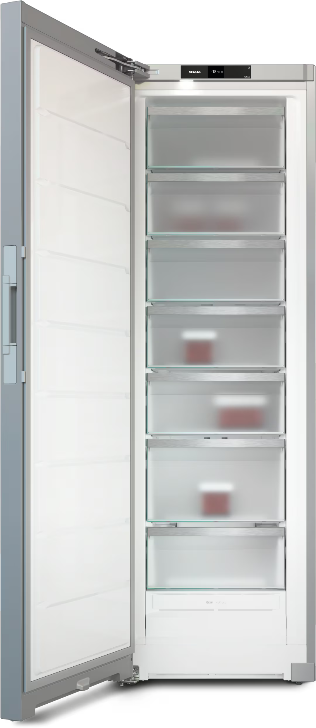 Congelator vertical cu 7 sertare Miele Platinum FNS 4882 D Inox/CleanSteel