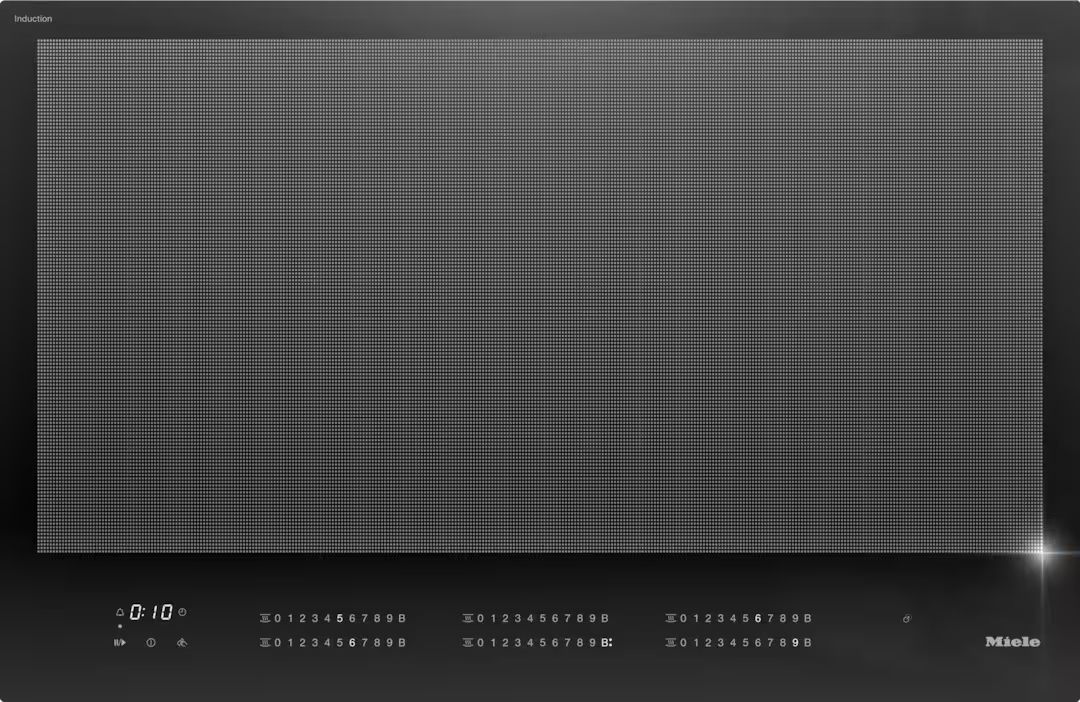 Plita incorporabila pe inductie Miele Diamond cu 6 zone KM 7878-1 FL