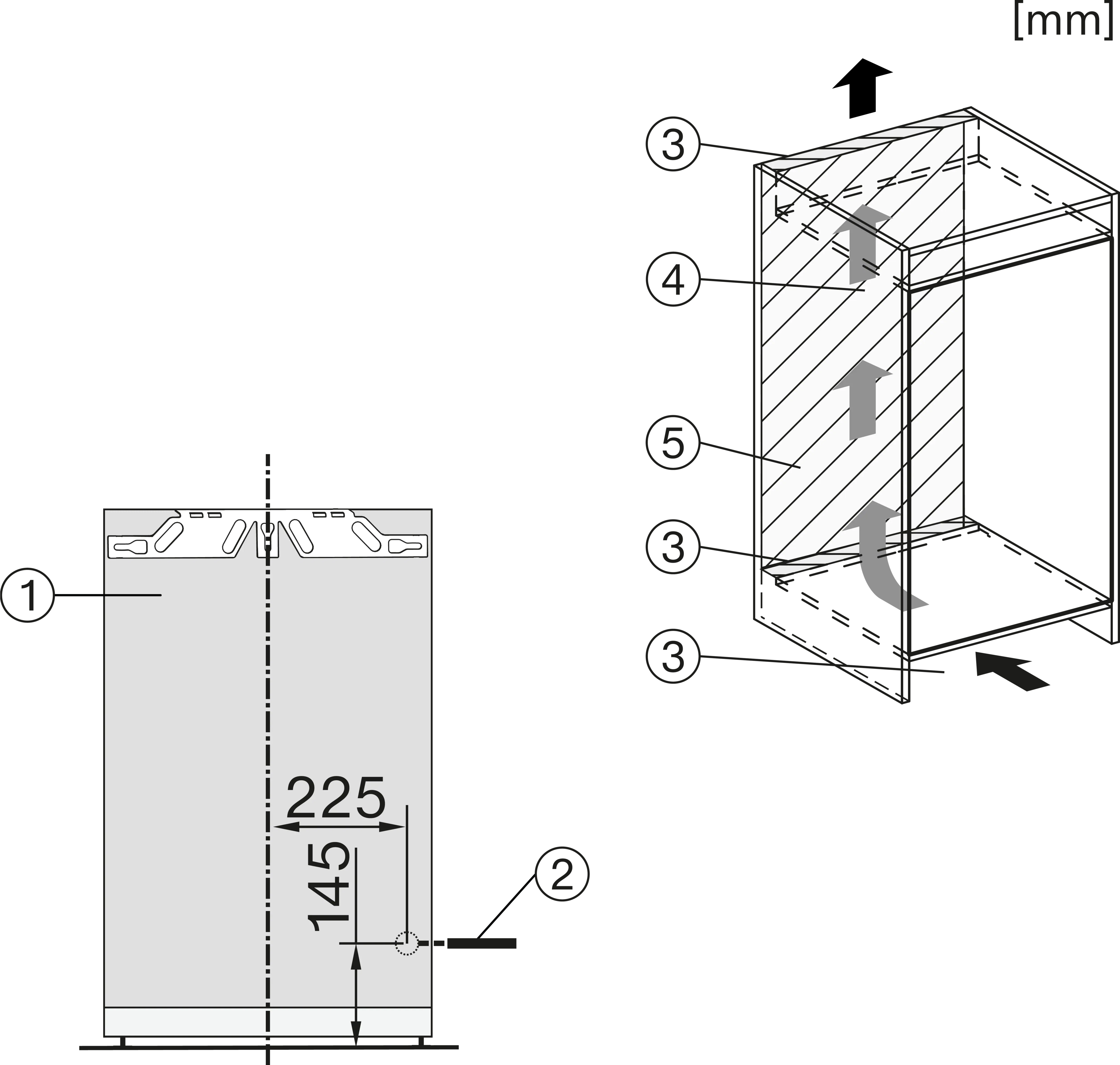 Congelator vertical incorporabil cu 4 sertare Miele Gold FNS 7140 C