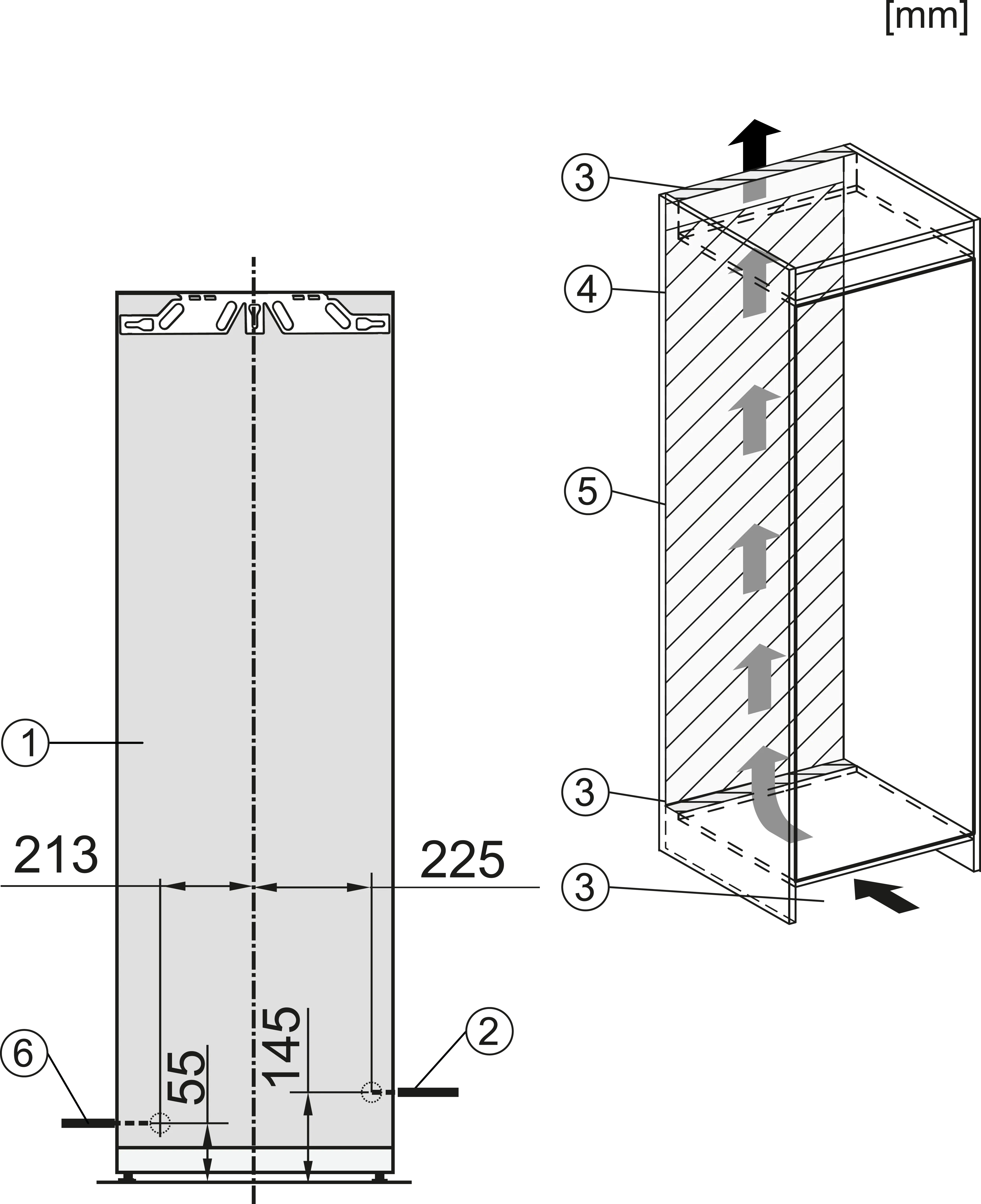 Congelator verrtical incorporabil cu 8 sertare Miele Platinum FNS 7774 D