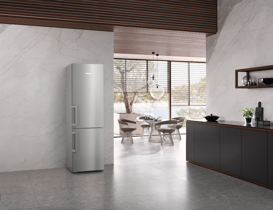 Combina frigorifica Miele Gold KFN 4799 AD Oțel colorat CleanSteel față