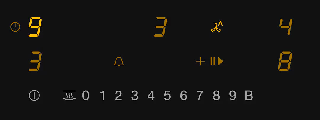 Plita incorporabila cu hota integrata Miele Silver cu 4 zone KMDA 7272-1 FL Silence