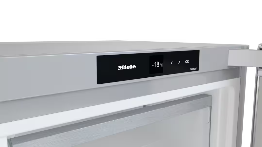 Congelator vertical cu 7 sertare Miele Silver FNS 4382 D Aspect de inox