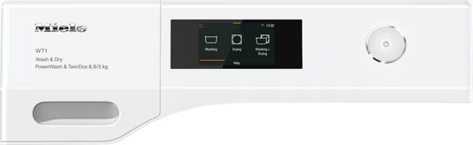 Masina de spalat rufe cu uscator Miele Diamond WTR870WPM PWash&TDos 8/5kg Alb lotus
