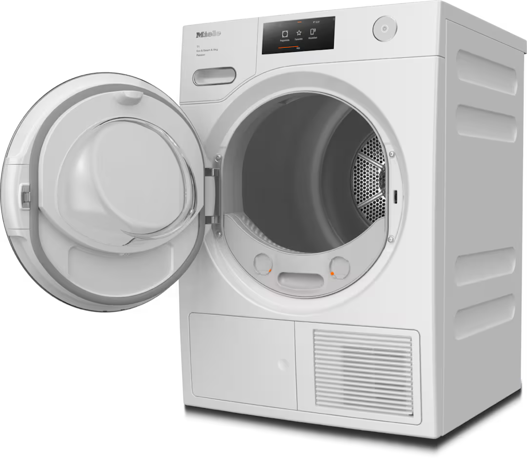 Uscator cu pompa de caldura Miele Diamond TWV780WP Passion Alb lotus