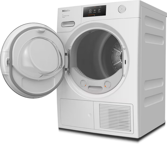 Uscator cu pompa de caldura Miele Diamond TWV780WP Passion Alb lotus