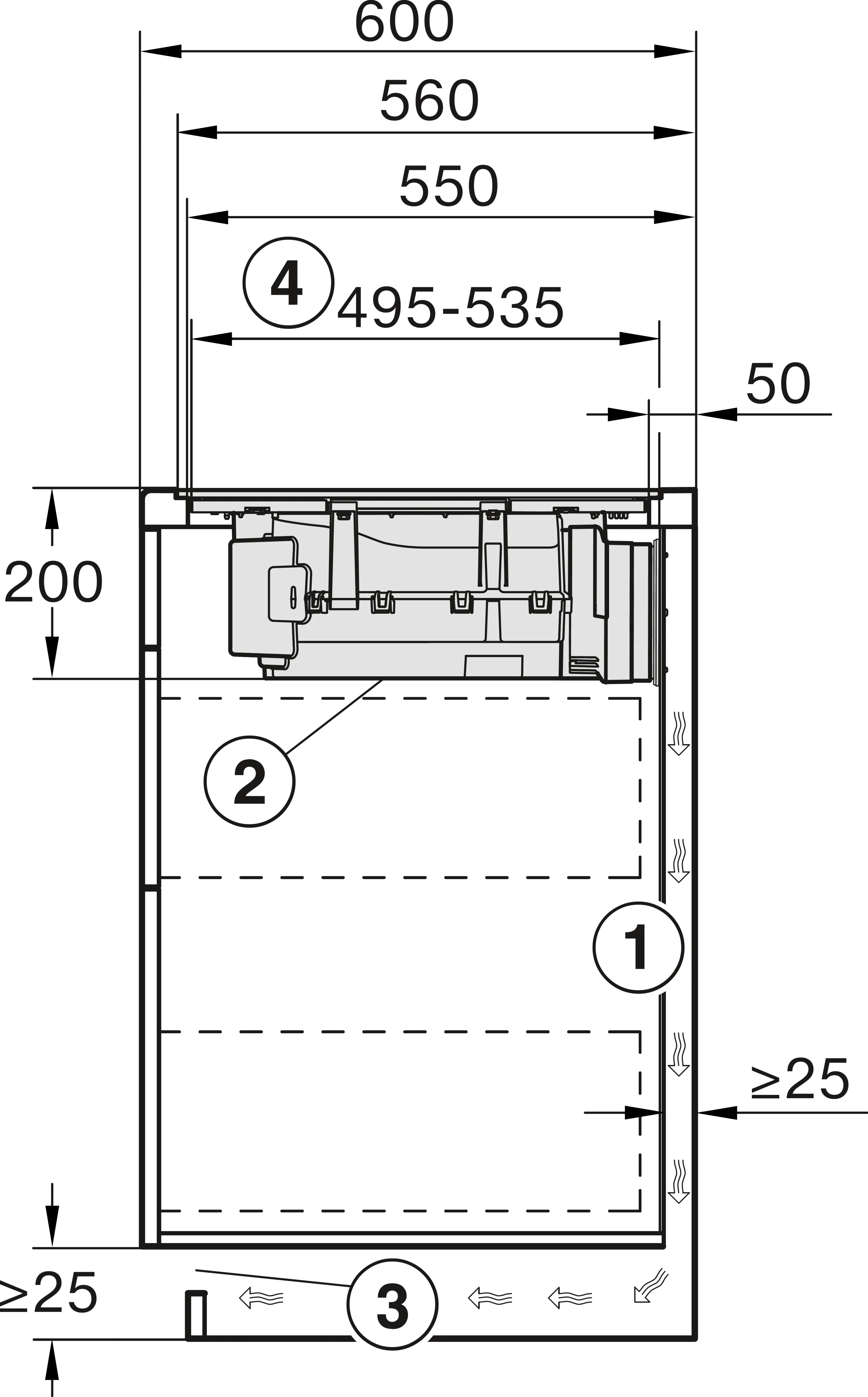 Plita incorporabila cu hota integrata Miele Gold cu 4 zone KMDA 7473-1 FL Silence