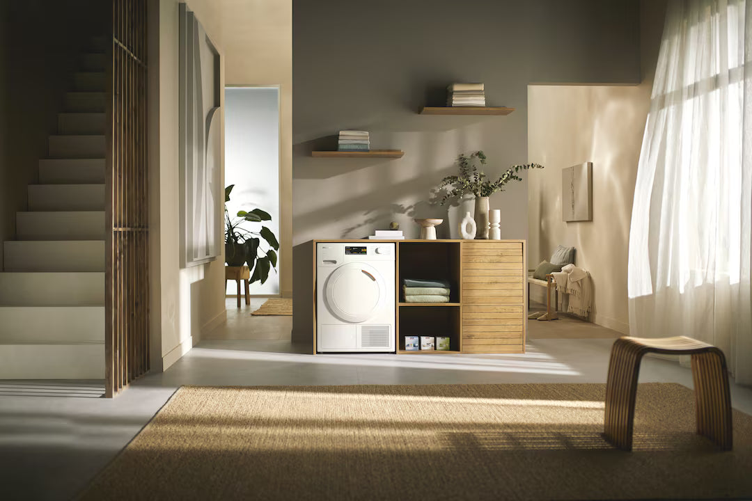 Uscator cu pompa de caldura Miele Silver TCA230WP Active Alb lotus