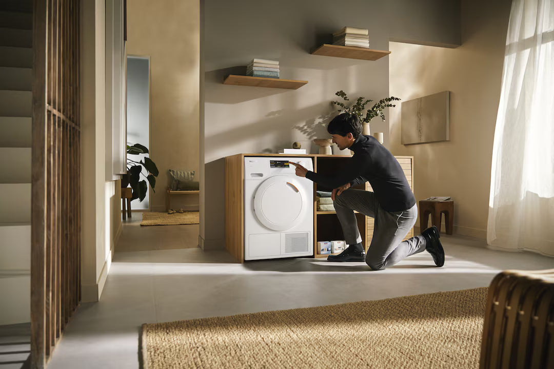 Uscator cu pompa de caldura Miele Silver TCA230WP Active Alb lotus
