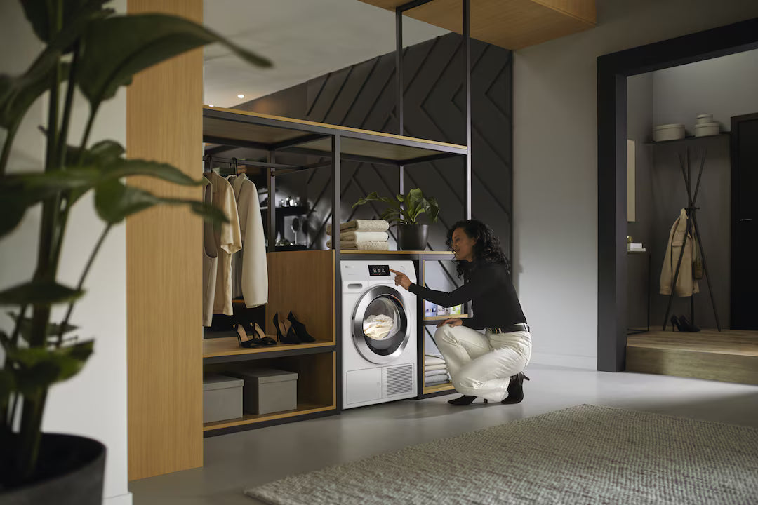 Uscator cu pompa de caldura Miele Diamond TCR790WP Eco&Steam&9kg Alb lotus