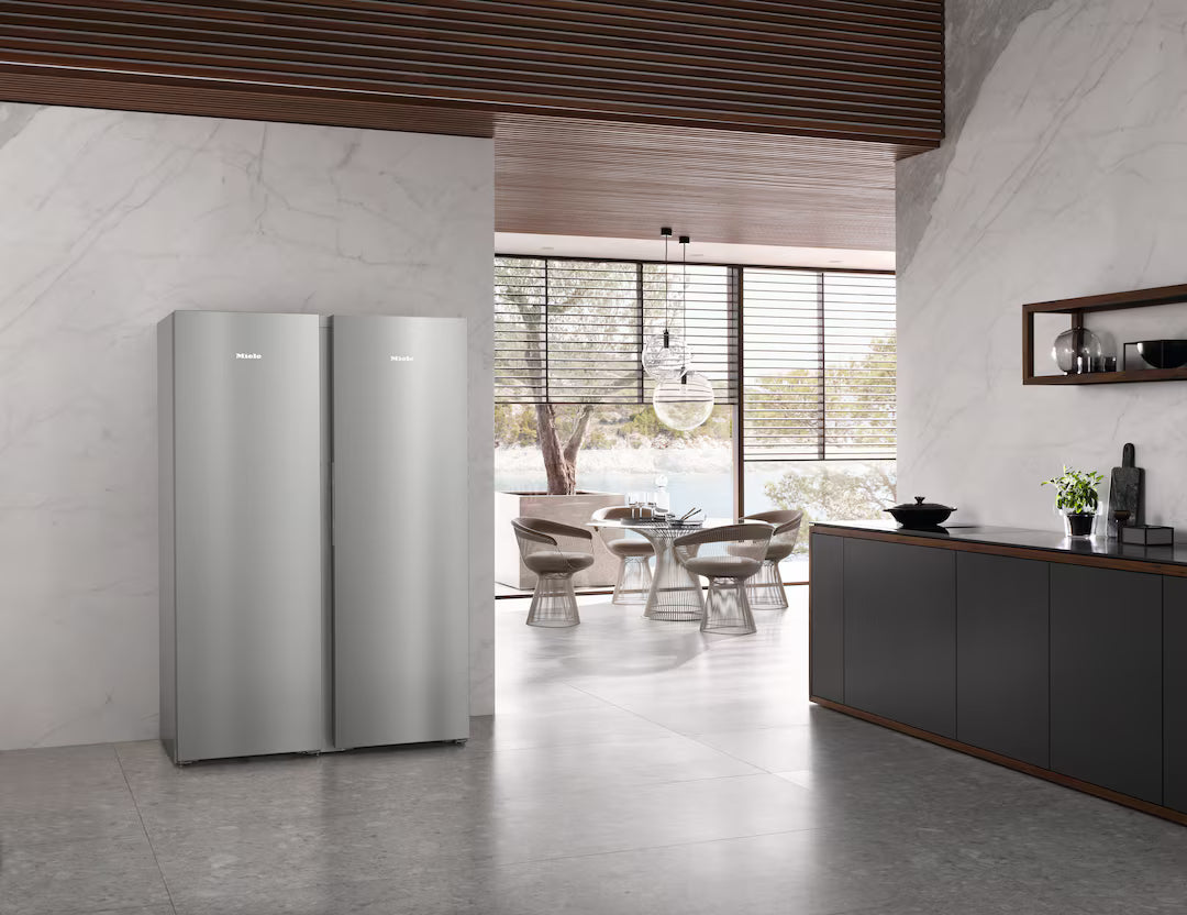 Congelator vertical cu 7 sertare Miele Platinum FNS 4882 D Inox/CleanSteel