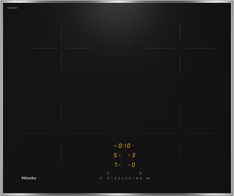 Plita incorporabila pe inductie Miele Silver cu 4 zone KM 7361 FR