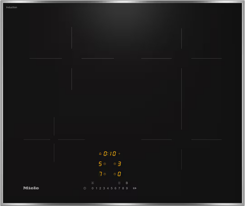 Plita incorporabila pe inductie Miele Silver cu 4 zone KM 7363 FR