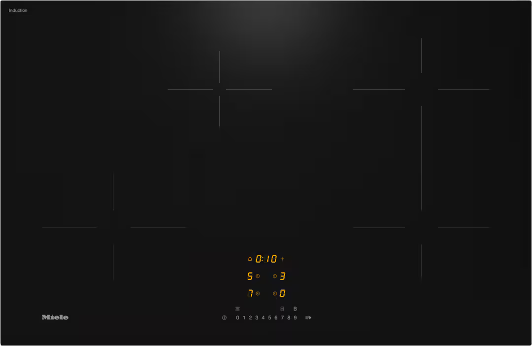 Plita incorporabila pe inductie Miele Silver cu 4 zone KM 7373 FL