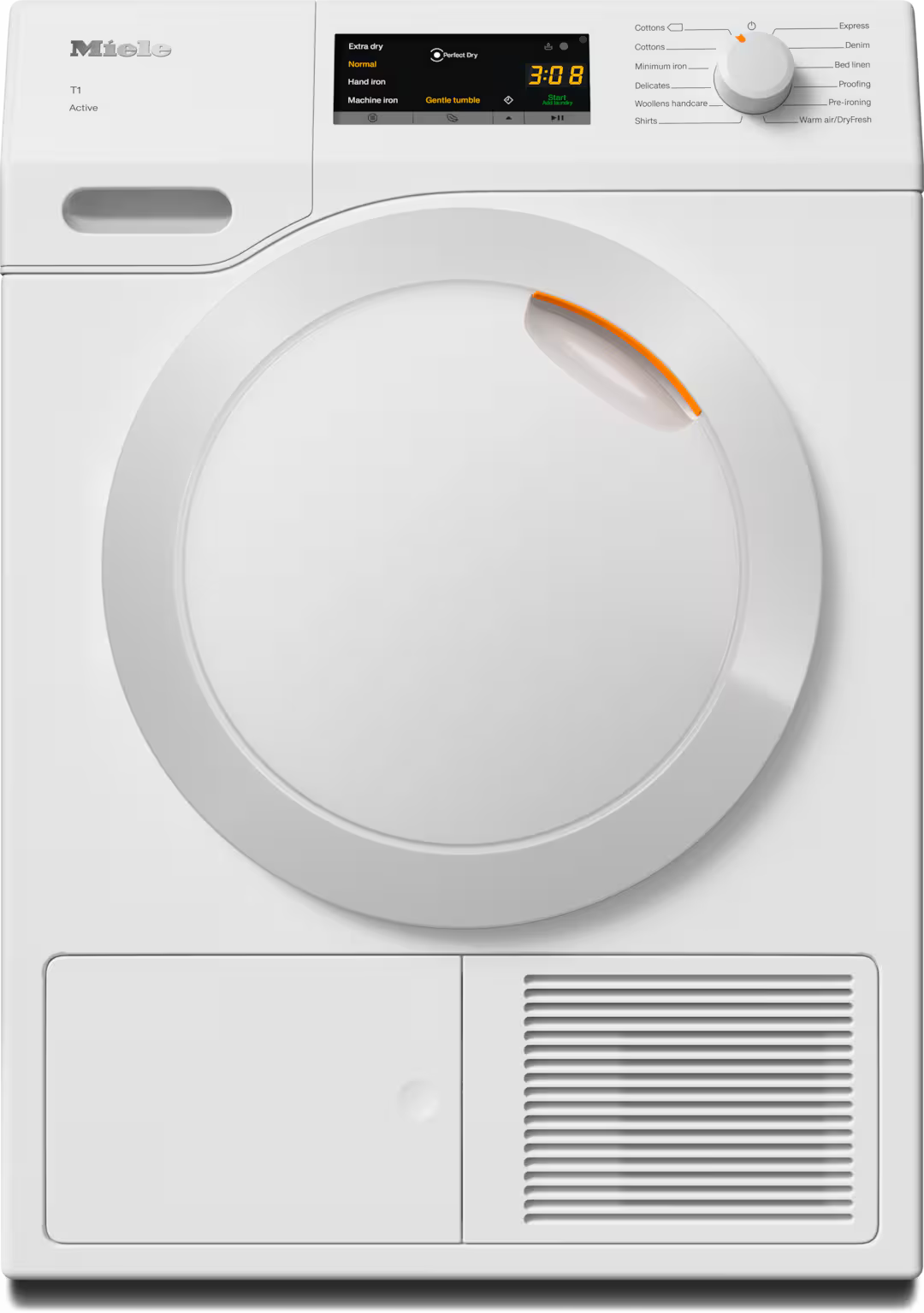 Uscator cu pompa de caldura Miele Silver TCA230WP Active Alb lotus