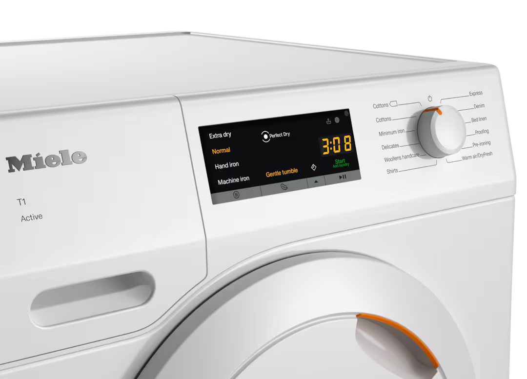 Uscator cu pompa de caldura Miele Silver TCA230WP Active Alb lotus