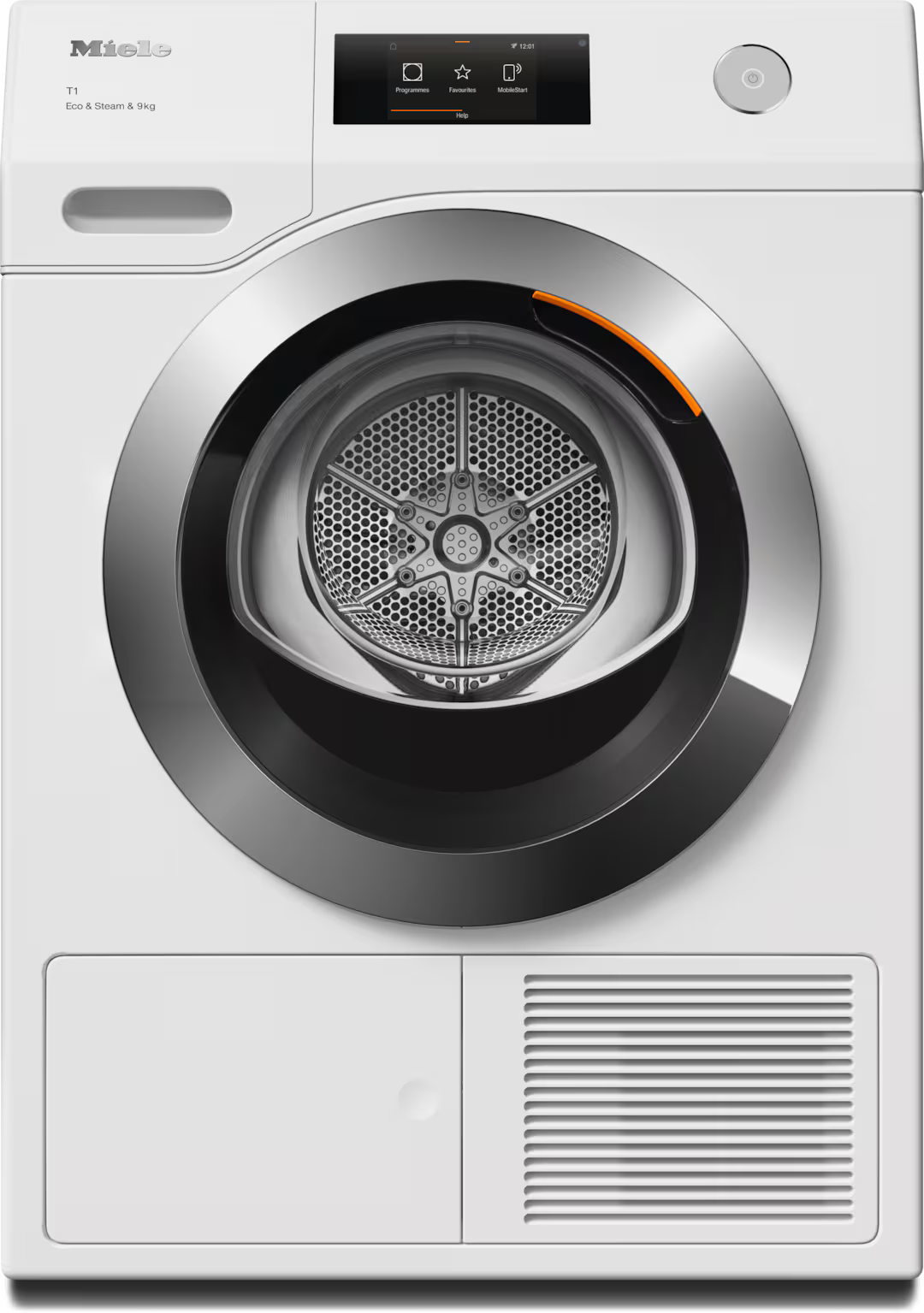 Uscator cu pompa de caldura Miele Diamond TCR790WP Eco&Steam&9kg Alb lotus