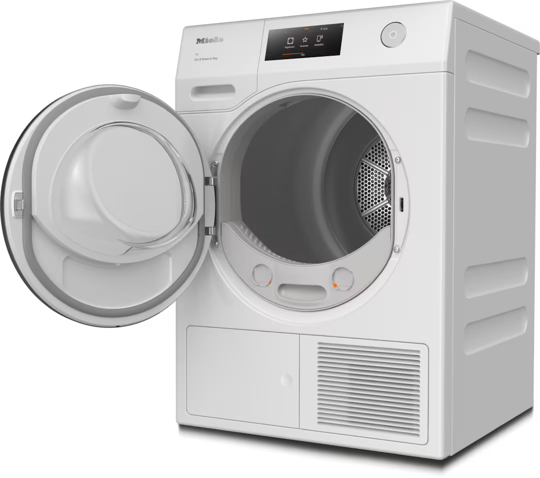 Uscator cu pompa de caldura Miele Diamond TCR790WP Eco&Steam&9kg Alb lotus