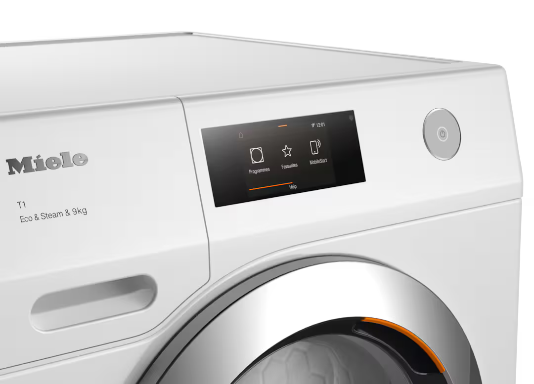 Uscator cu pompa de caldura Miele Diamond TCR790WP Eco&Steam&9kg Alb lotus