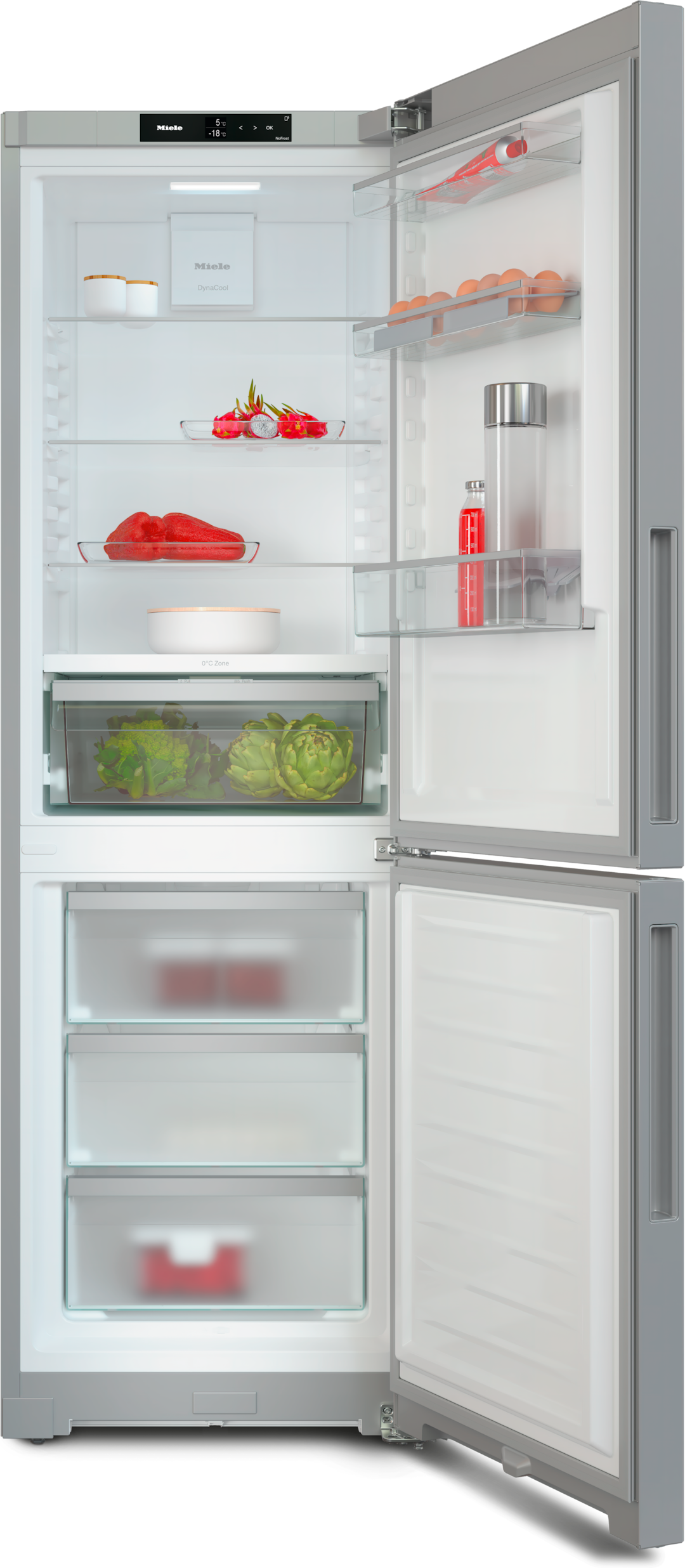 Combina frigorifica Miele Silver KFN 4377 CD Aspect de inox
