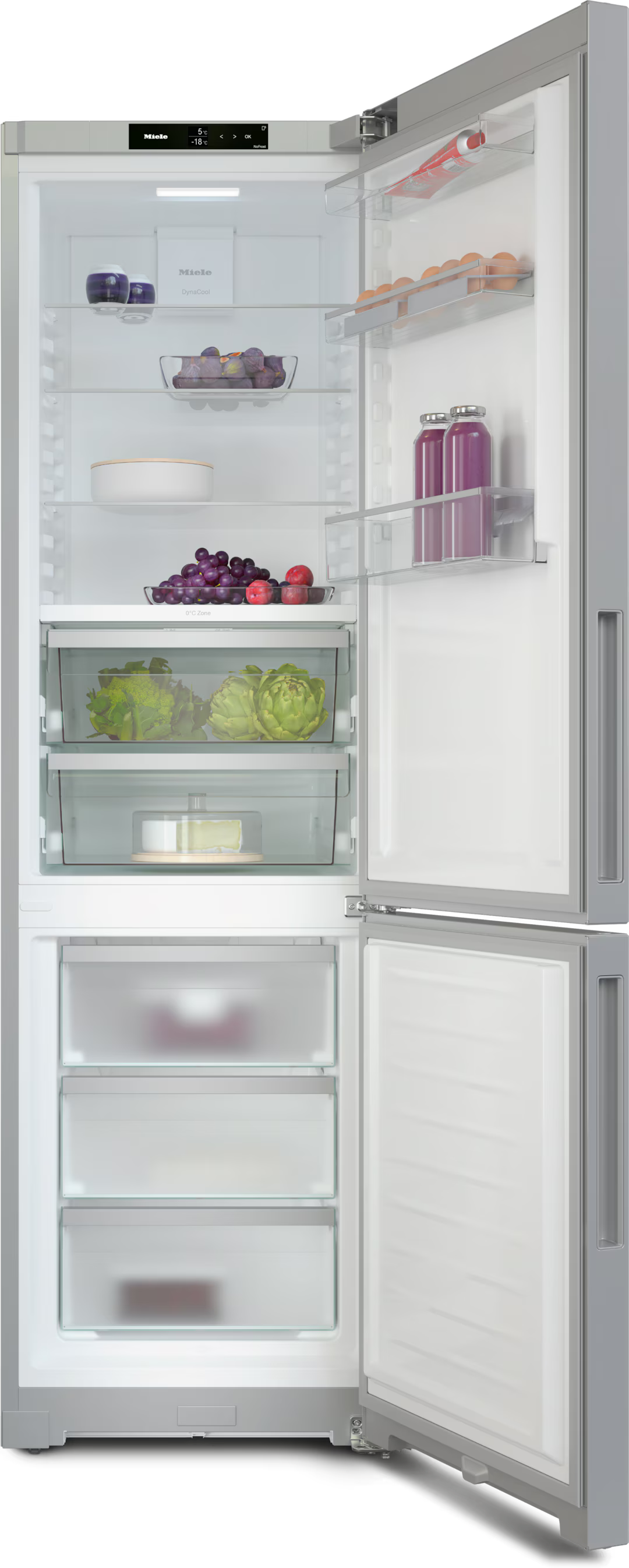 Combina frigorifica Miele Silver KFN 4397 CD Aspect de inox