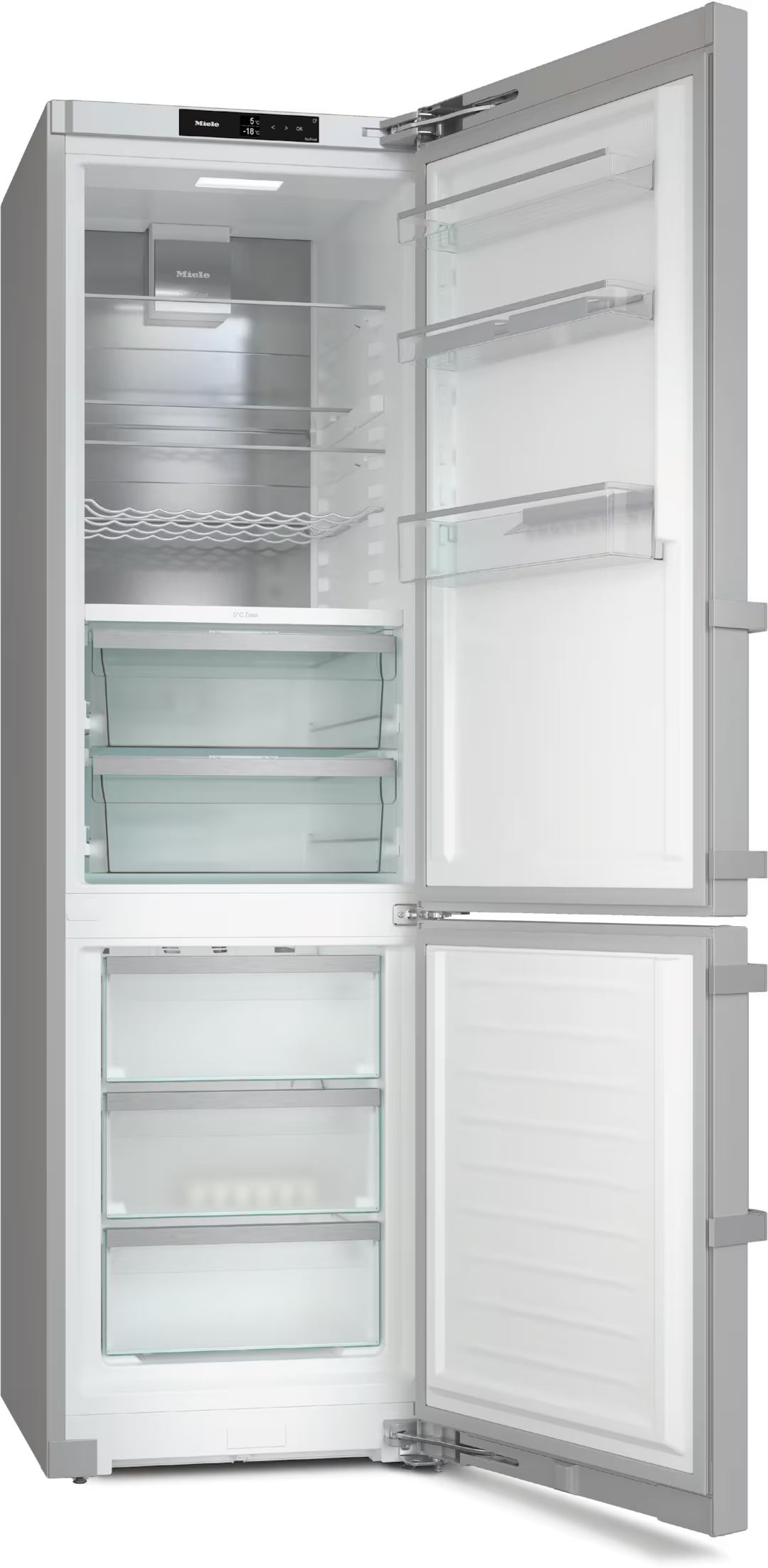 Combina frigorifica Miele Gold KFN 4799 AD Oțel colorat CleanSteel față