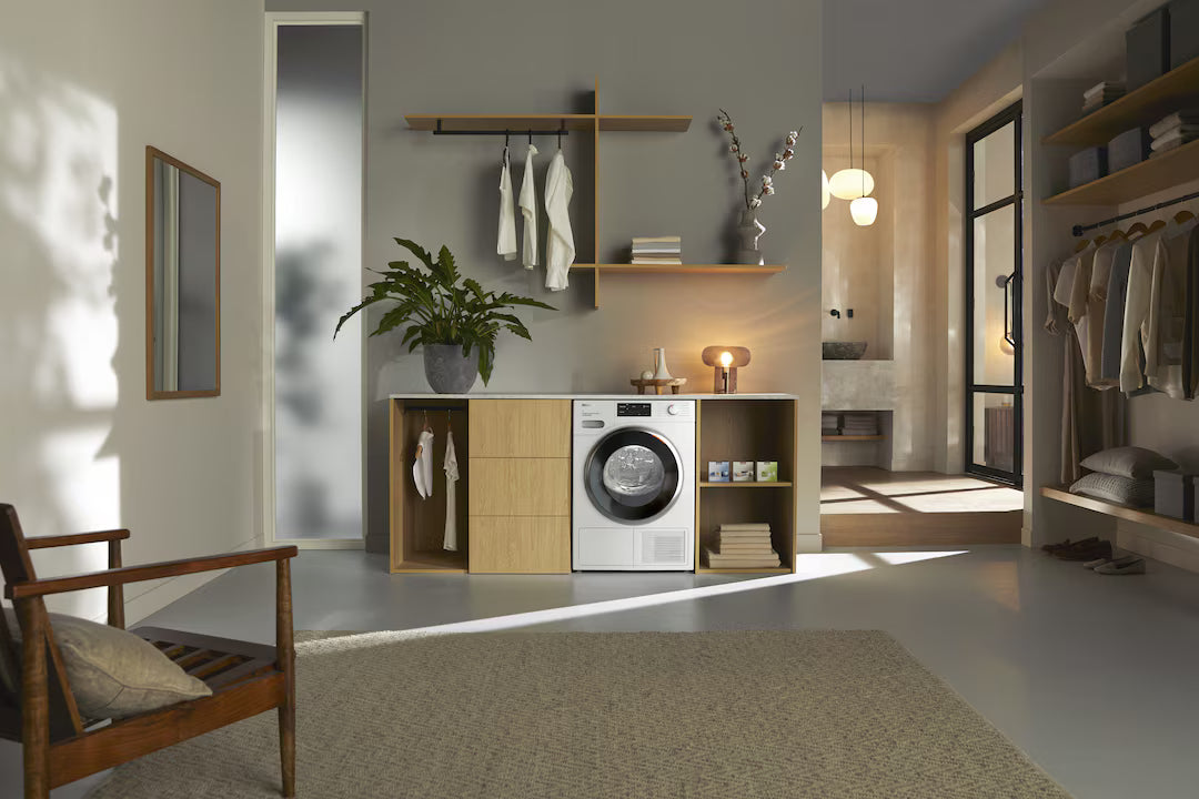 Uscator cu pompa de caldura Miele Platinum TWL680WP Steam&9kg Alb lotus