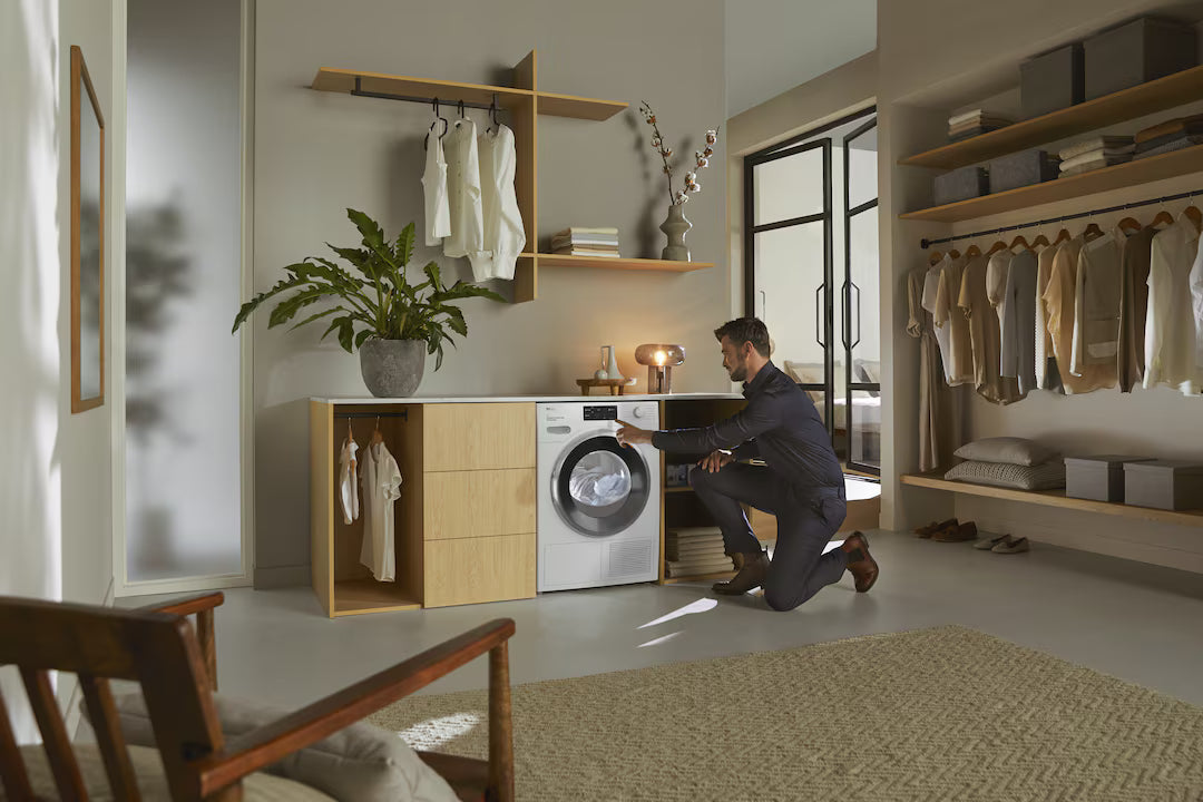 Uscator cu pompa de caldura Miele Platinum TWL680WP Steam&9kg Alb lotus