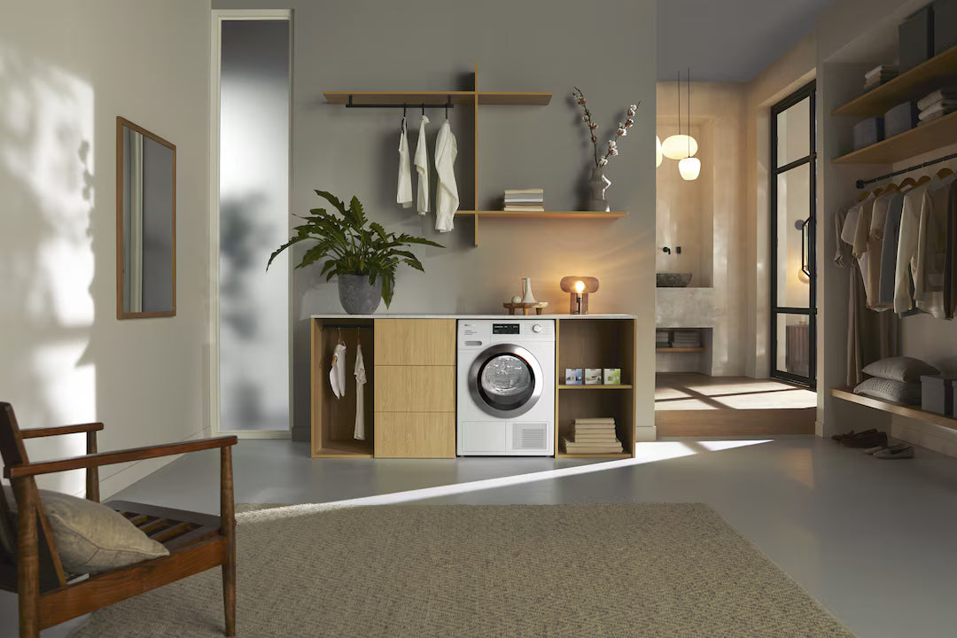 Uscator cu pompa de caldura Miele Platinum TEL695WP Steam&9kg Alb lotus