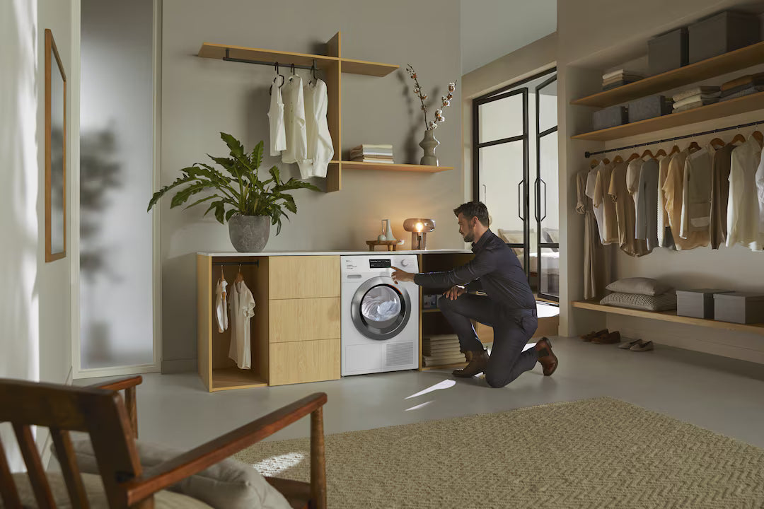 Uscator cu pompa de caldura Miele Platinum TEL695WP Steam&9kg Alb lotus