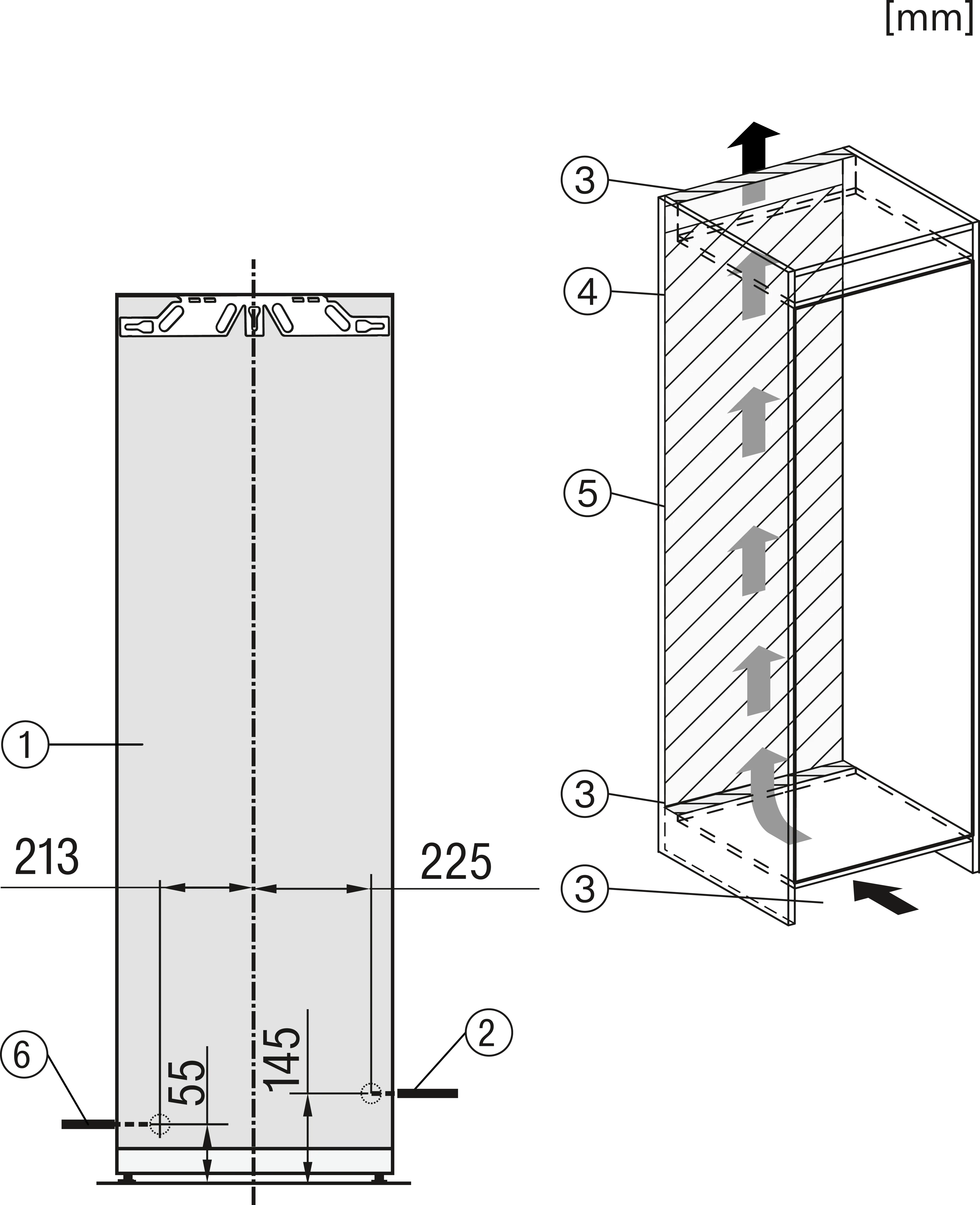Congelator vertical incorporabil cu 8 sertare Miele Diamond FNS 7794 D R