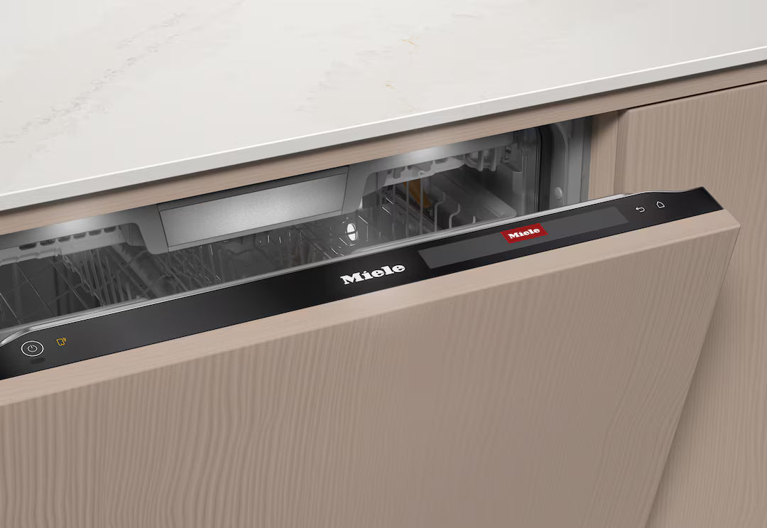 Masina de spalat vase incorporabila Miele Diamond G 7980 SCVi AutoDos K2O CleanSteel/negru obsidian