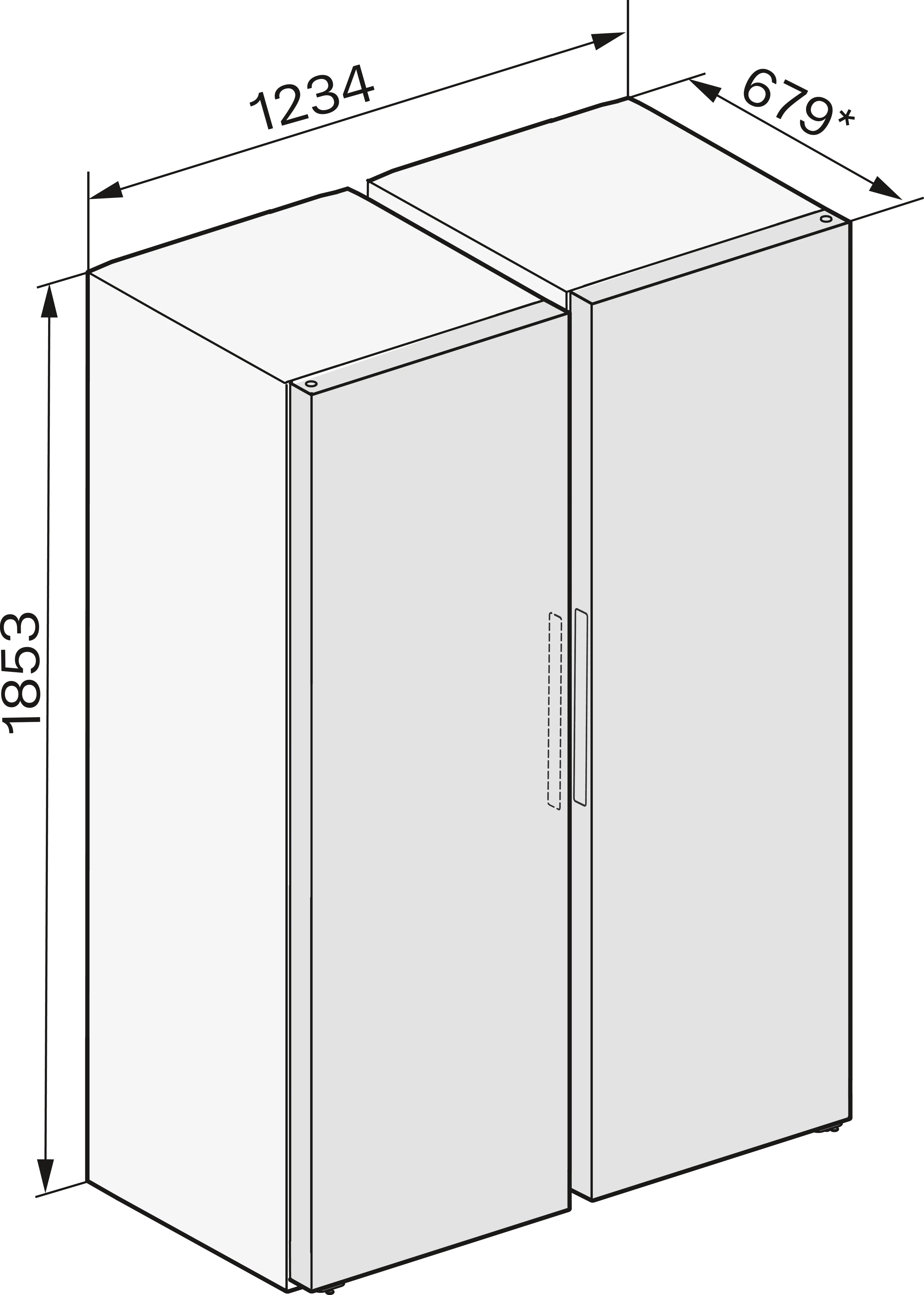 Frigider independent Miele Silver KS 4383 DD Aspect de inox