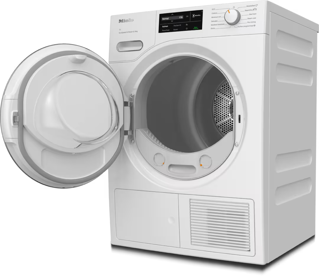 Uscator cu pompa de caldura Miele Platinum TWL680WP Steam&9kg Alb lotus