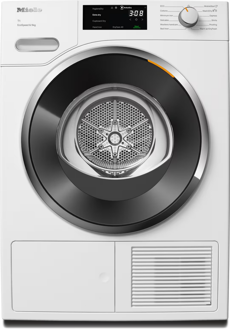 Uscator cu pompa de caldura Miele Platinum TWH780WP 9kg Alb lotus