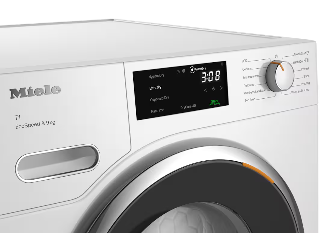 Uscator cu pompa de caldura Miele Platinum TWH780WP 9kg Alb lotus