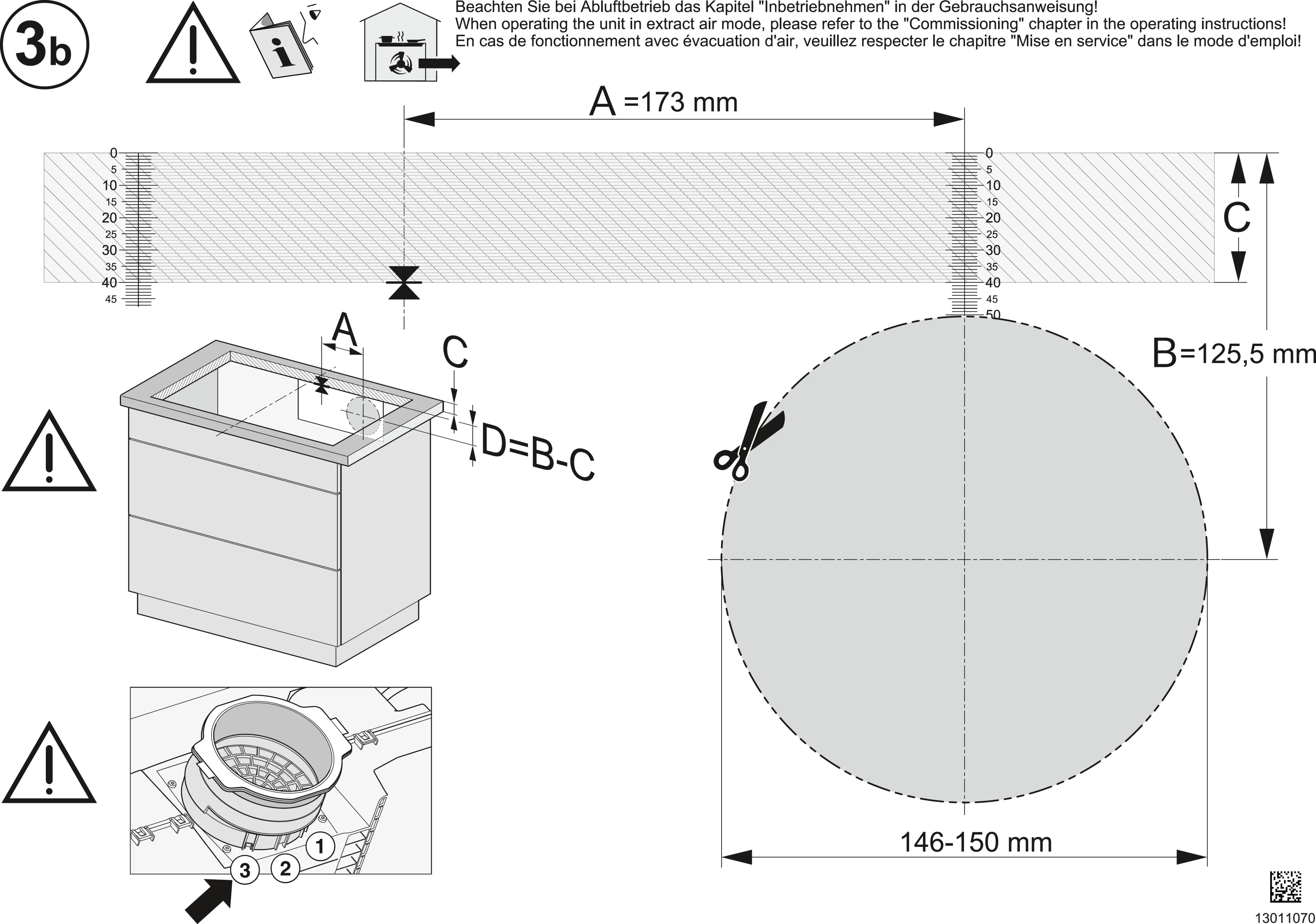 Plita incorporabila cu hota integrata Miele Silver cu 4 zone KMDA 7272-1 FL Silence