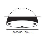 Plafoniera Stchu-Moon SR