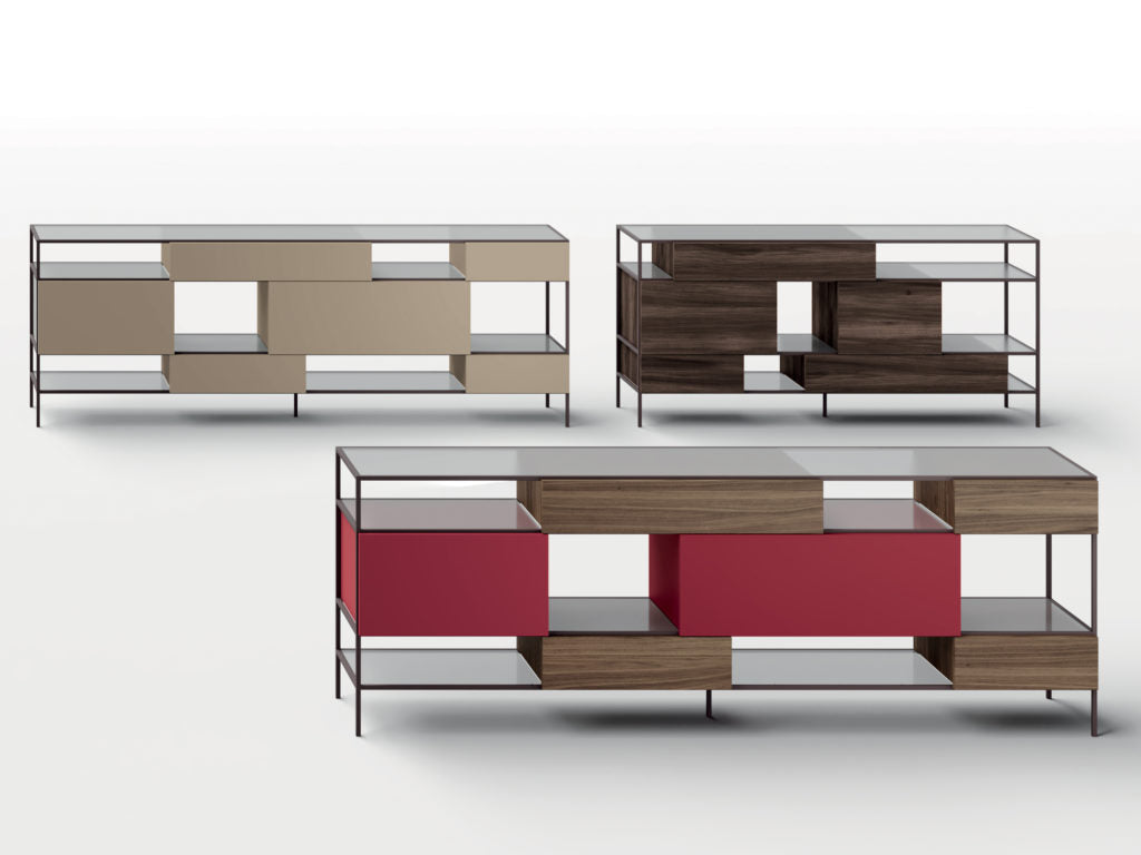 Comoda de living Teca