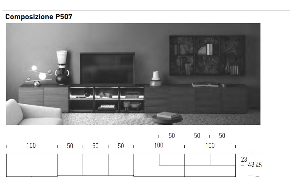 COMPOZITIE DE LIVING P 507